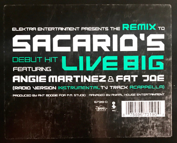 Sacario - Live Big (Remix)(12", Single)