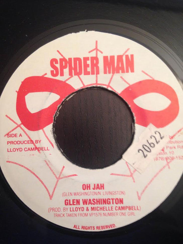 Glen Washington - Oh Jah (7"")