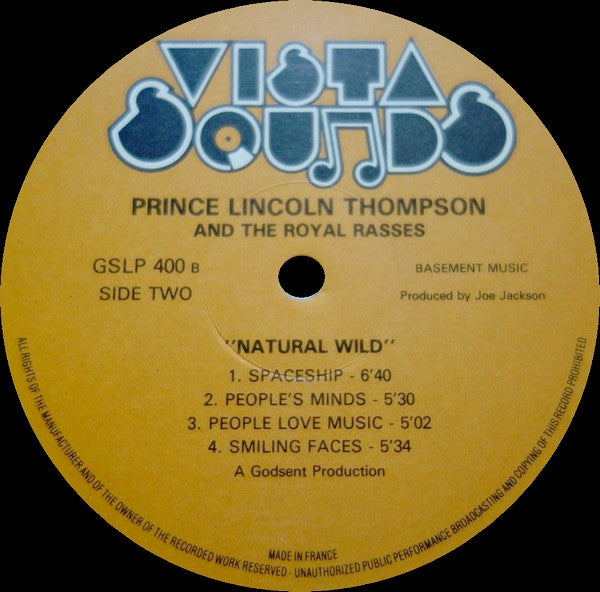Prince Lincoln Thompson - Natural Wild(LP, Album, RE)