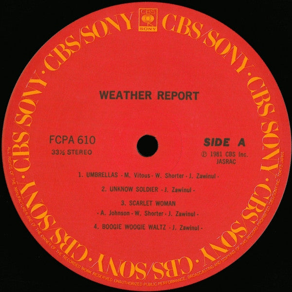 Weather Report - Weather Report (LP, Comp, Club)