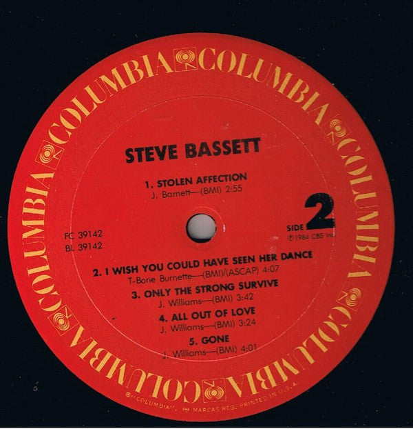 Steve Bassett - Steve Bassett (LP, Album)