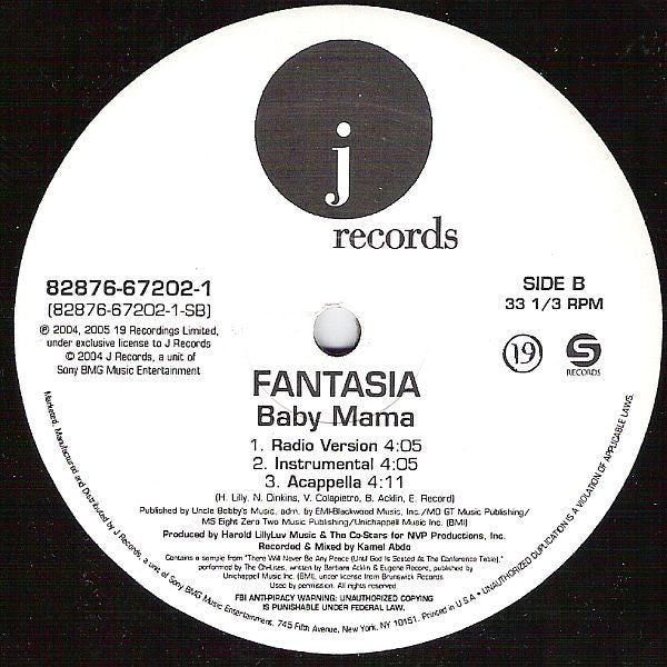 Fantasia (4) - It's All Good (12"")