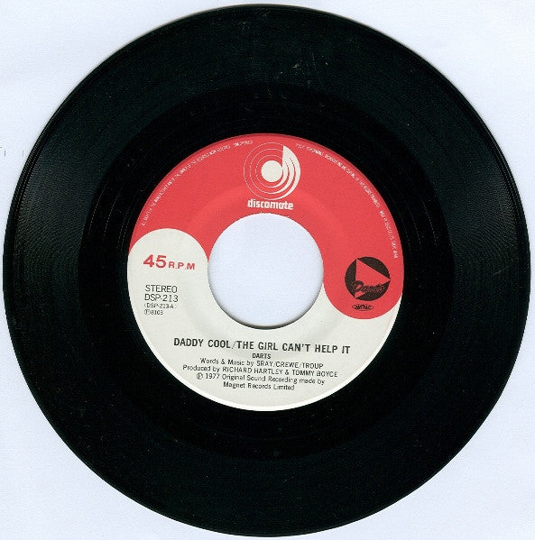 Darts - Daddy Cool/The Girl Can't Help It (7", Single)