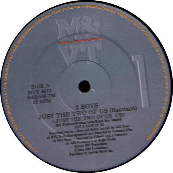 2 Boys* - Just The Two Of Us (Remixen) (12")