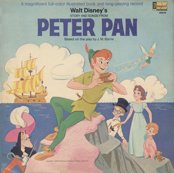 Various - Walt Disney's Story And Songs From Peter Pan(LP, Mono, RE...