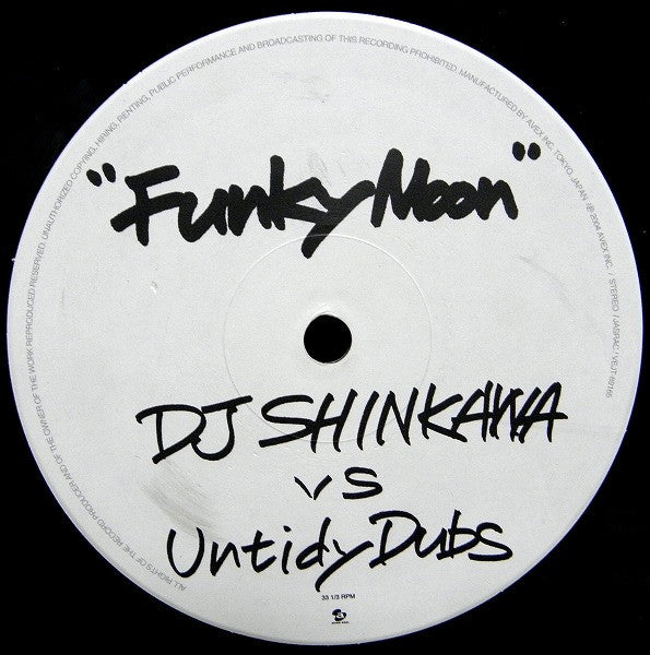 DJ Shinkawa vs Untidy Dubs - Funky Moon (12"", S/Sided, Promo)