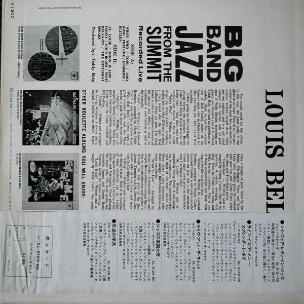 Louis Bellson - Big Band Jazz From The Summit (LP, Album)