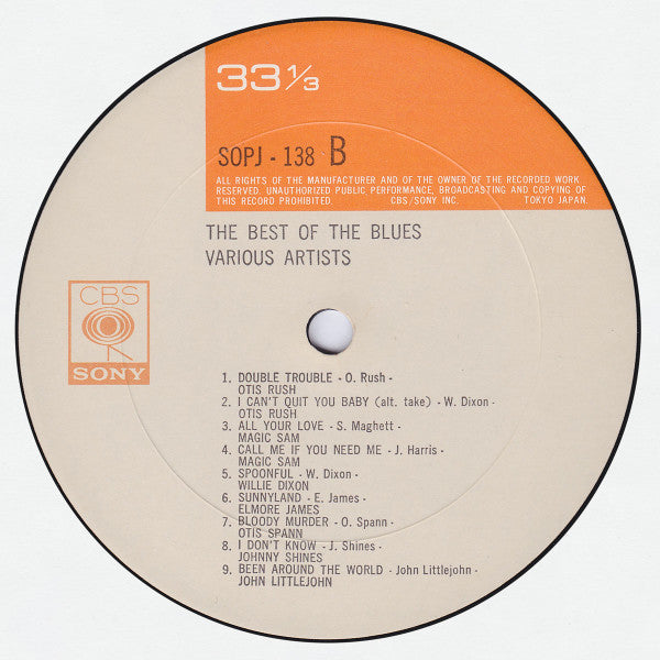 Various - The Spirit Of The Blues (LP, Comp, Mono)