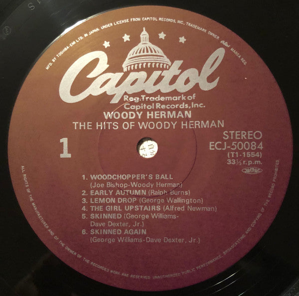 Woody Herman - The Hits Of Woody Herman (LP, Comp, RE)