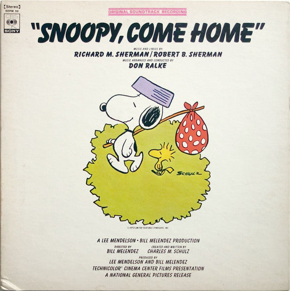 Richard M. Sherman - ""Snoopy, Come Home"" Original Soundtrack(LP, ...