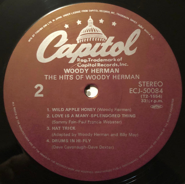 Woody Herman - The Hits Of Woody Herman (LP, Comp, RE)