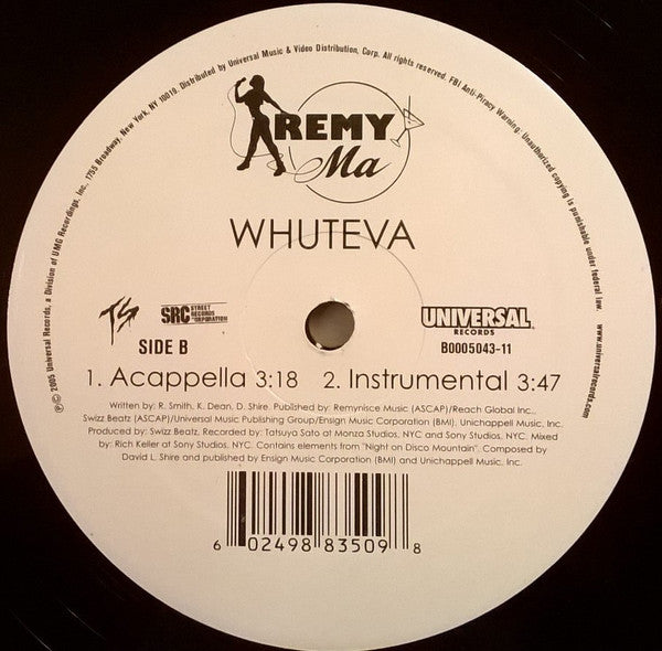 Remy Ma* - Whuteva (12")