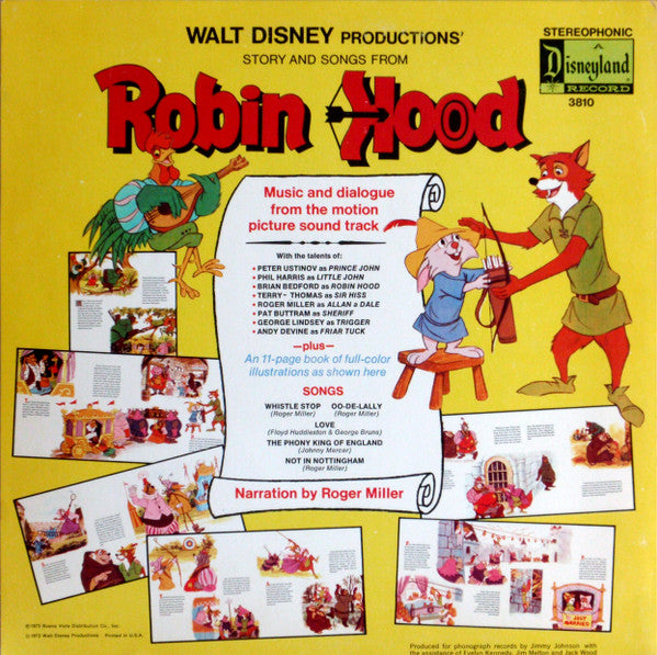 Various - Story And Songs From Robin Hood (LP, Album, RE, Rai)