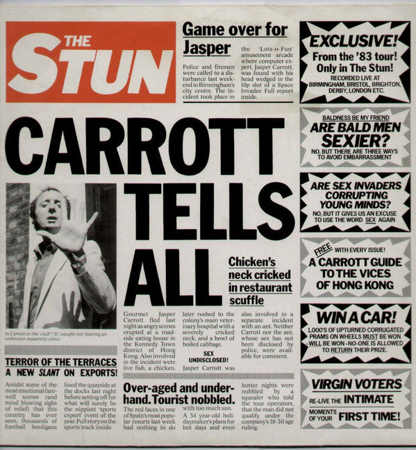 Jasper Carrott - The Stun (Carrott Tells All) (LP, Album)