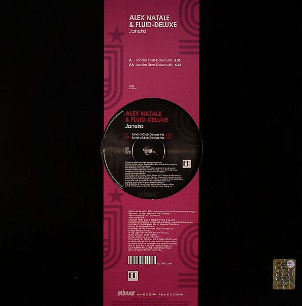 Alex Natale & Fluid-Deluxe - Janeiro (12"")
