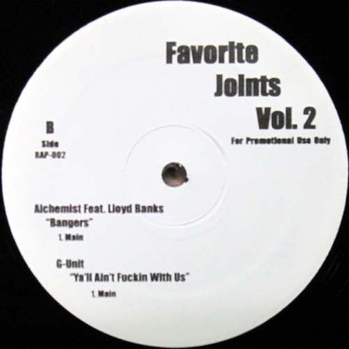 Various - Favorite Joints Vol.2 (12"", Promo, Unofficial)
