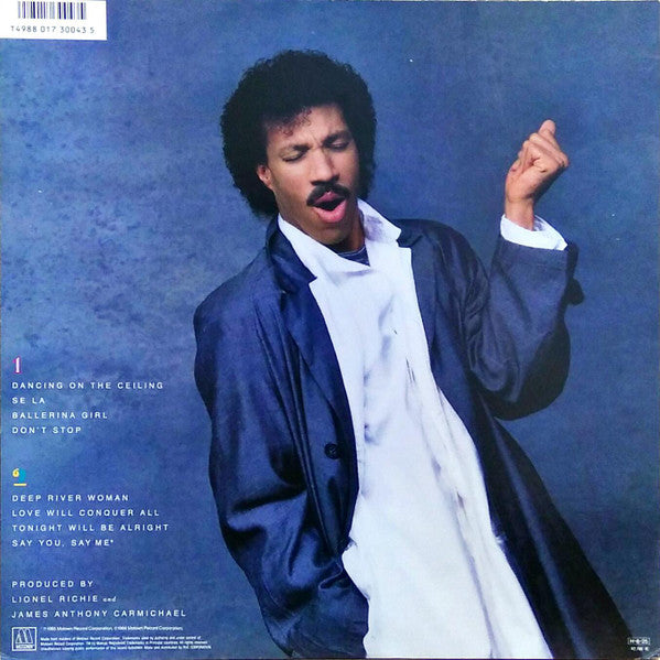 Lionel Richie - Dancing On The Ceiling (LP, Album)
