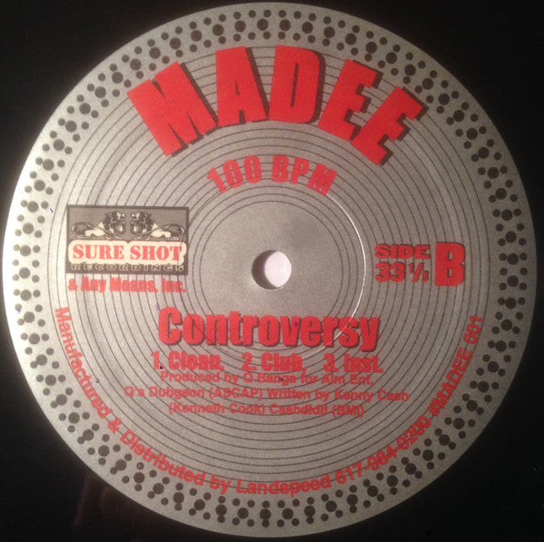 Madee - Dreams [2001] / Controversy (12")