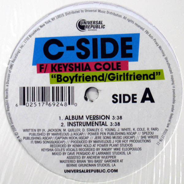 C-SIDE - Boyfriend/Girlfriend (12")