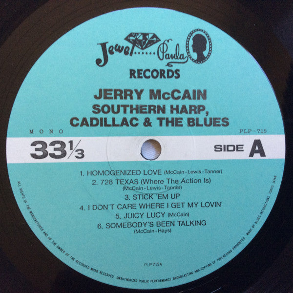 Jerry McCain - Southern Harp, Cadillac & The Blues (LP, Comp, Mono)