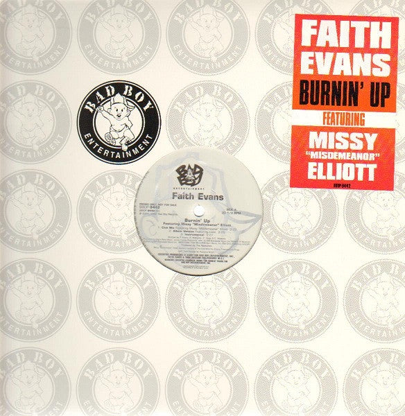 Faith Evans - Burnin' Up / Faithfully (12"", Promo)