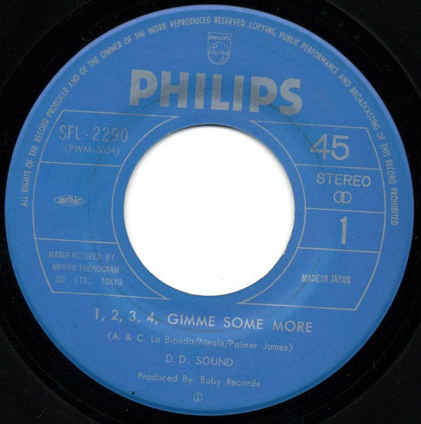D.D. Sound - 1-2-3-4... Gimme Some More! (7"", Single)