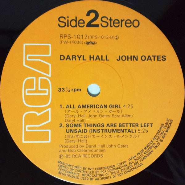 Daryl Hall & John Oates - Some Things Are Better Left Unsaid (12")