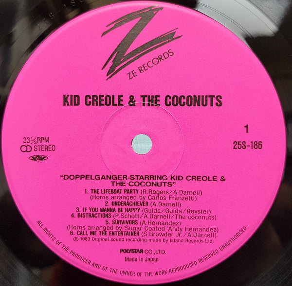 Kid Creole And The Coconuts - Doppelganger (LP, Album)