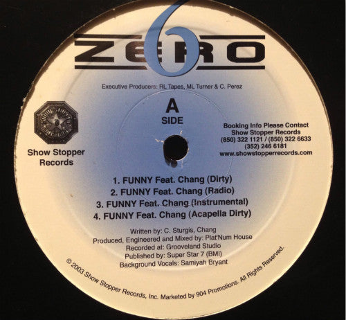 6-Zero - Funny / Stay (12", Maxi)