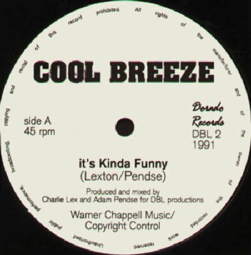Cool Breeze - It's Kinda Funny / Groove The Crowd (12"", Single)