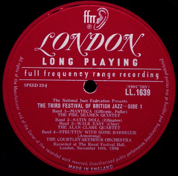 Various - The Third Festival Of British Jazz (LP, Album)