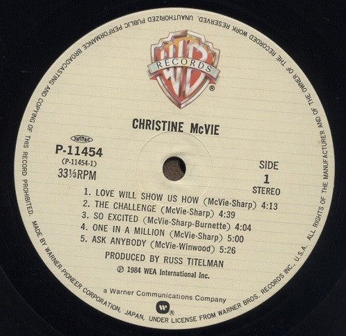 Christine McVie - Christine McVie (LP, Album)