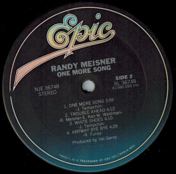 Randy Meisner - One More Song (LP, Album)