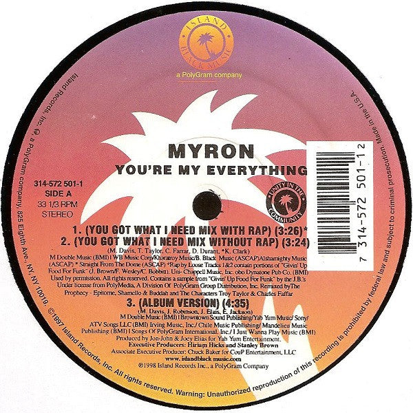 Myron - You're My Everything (12")