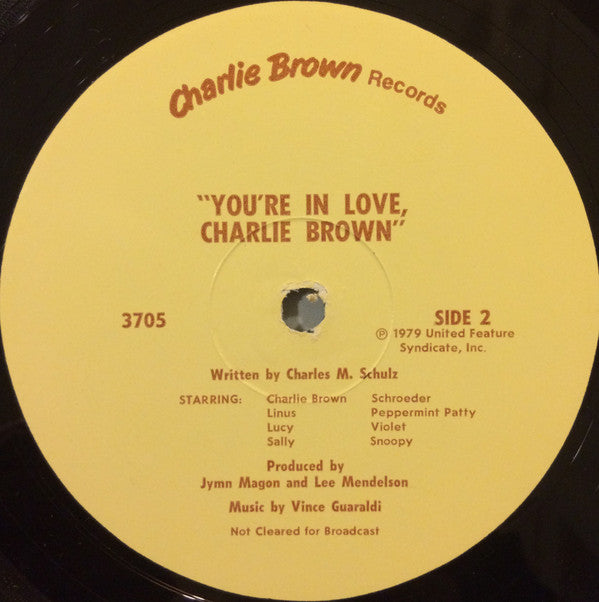 Charles M. Schulz - You're In Love, Charlie Brown (LP)