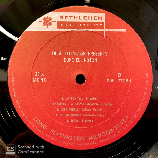 Duke Ellington - Duke Ellington Presents... (LP, Album, Mono, RE)
