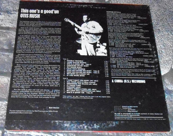 Otis Rush - This One's A Good 'Un (LP, Comp, Mono)