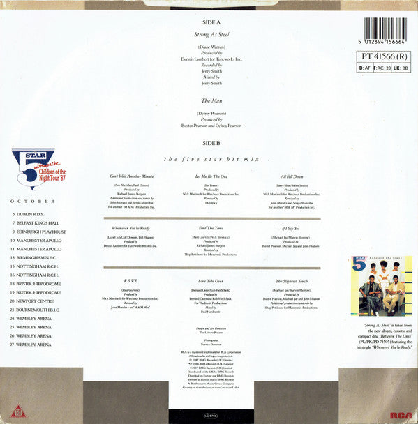 5 Star* - Strong As Steel (12"", P/Mixed)