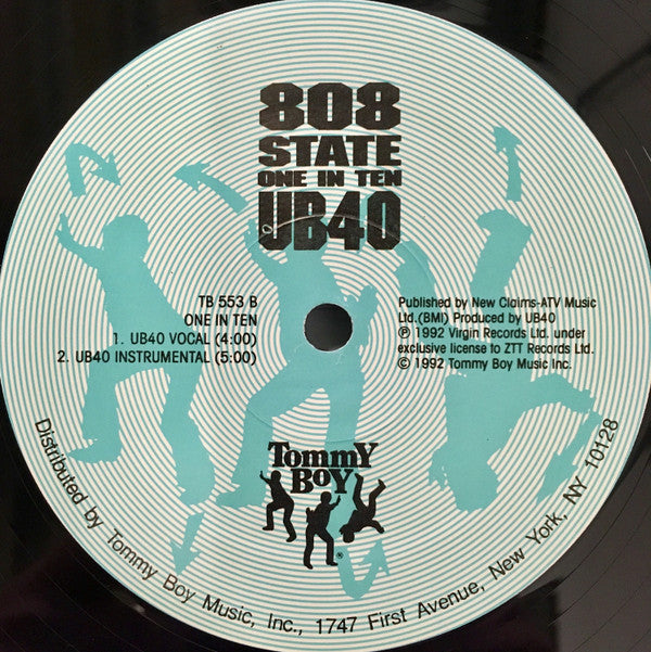 808 State / UB40 - One In Ten (12"")
