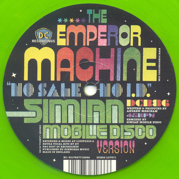 The Emperor Machine - No Sale No I.D. (Simian Mobile Disco Version)...