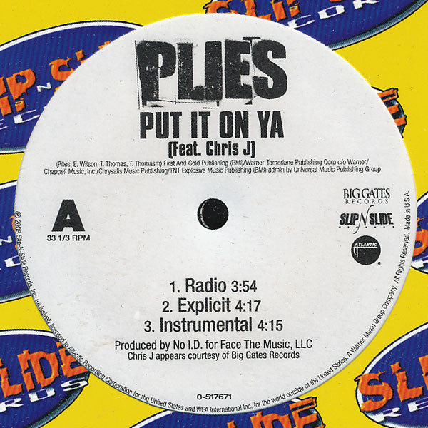 Plies - Put It On Ya (12"")