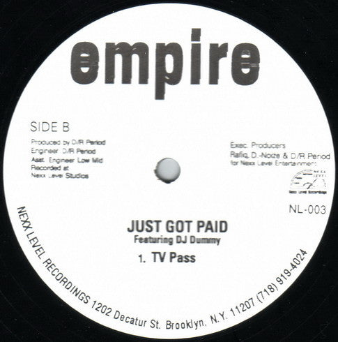 Empire (18) Feat. DJ Dummy - Just Got Paid (12")