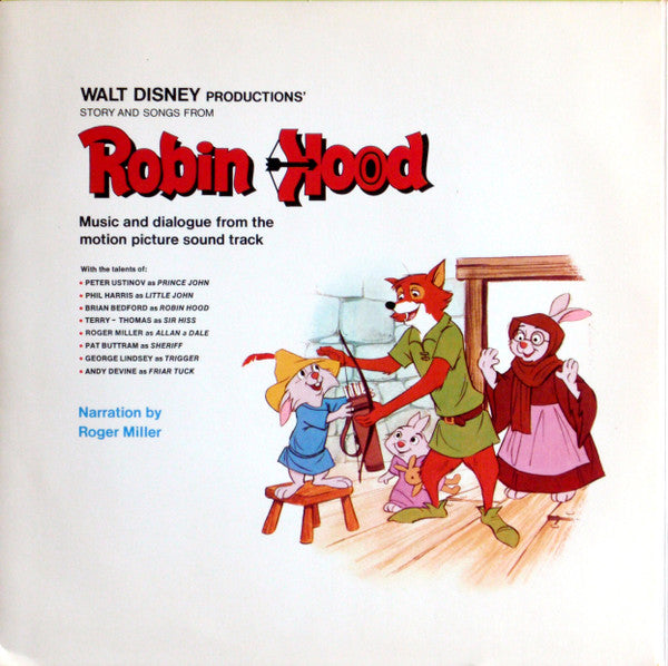 Various - Story And Songs From Robin Hood (LP, Album, RE, Rai)