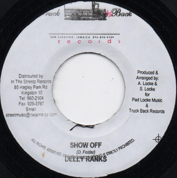 Blonde Ras* / Delly Ranks - Don't Run In / Show Off (7"")