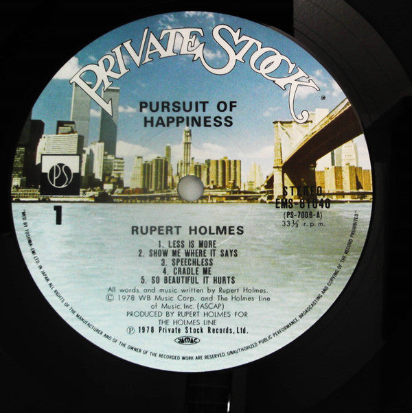 Rupert Holmes - Pursuit Of Happiness (LP)