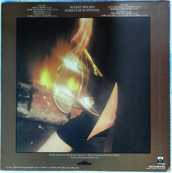 Rupert Holmes - Pursuit Of Happiness (LP)