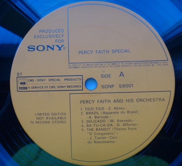 Percy Faith & His Orchestra - Percy Faith Special (LP, Comp)
