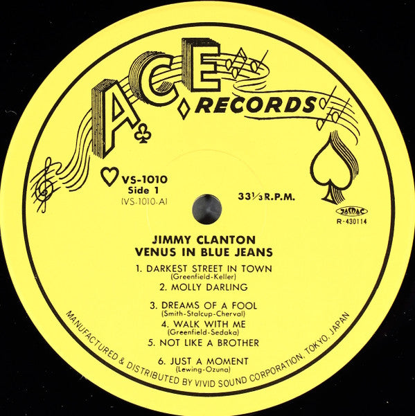 Jimmy Clanton - Venus In Blue Jeans (LP, RE)
