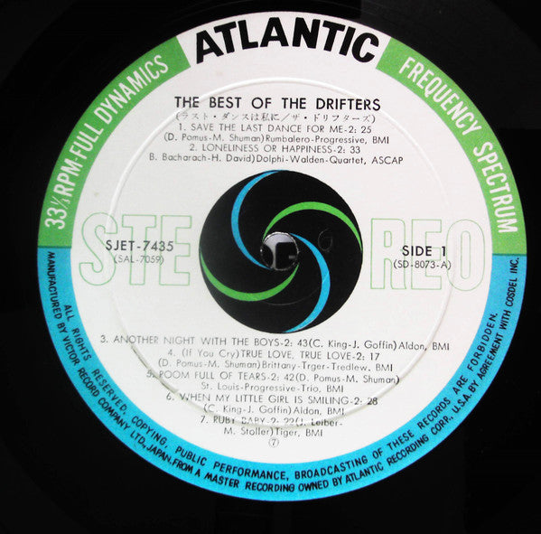 The Drifters - The Best Of The Drifters - Save The Last Dance For M...