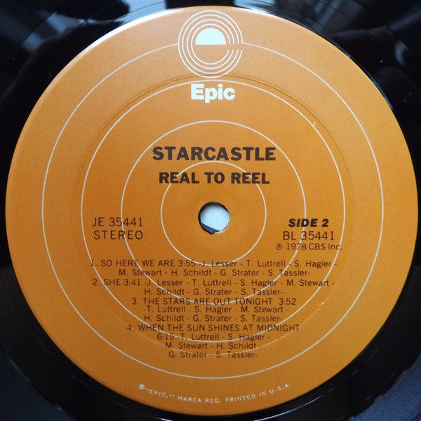 Starcastle - Real To Reel (LP, Album, San)